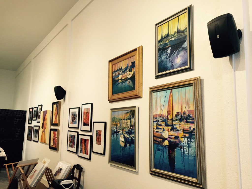 Some of the work of members of the new Main Street Art gallery at 613 Main St., Martinez. The gallery will host a soft opening from 2-8 p.m. Saturday, May 14. The public is invited to attend. (ERIN CLARK / Martinez Tribune)